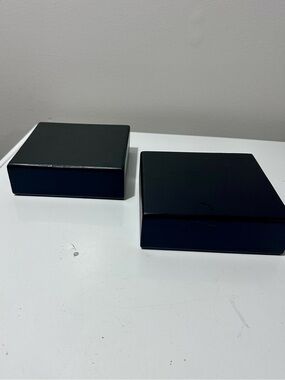 Classic Black 6”x6” Square Floating Shelf’s - Set of 2